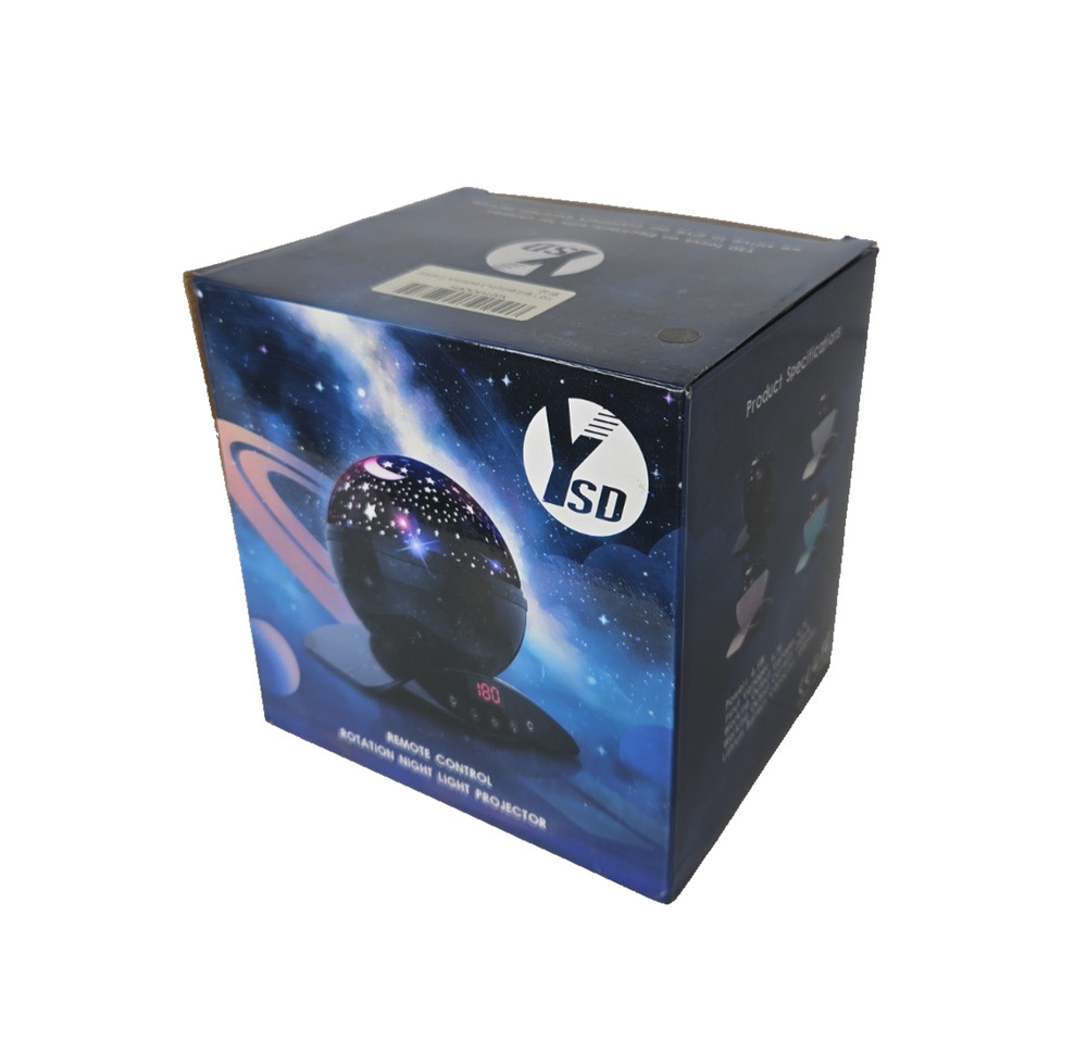 Elecstars - Remote Control Rotation Night Light Projector - Green - ES18 NIB